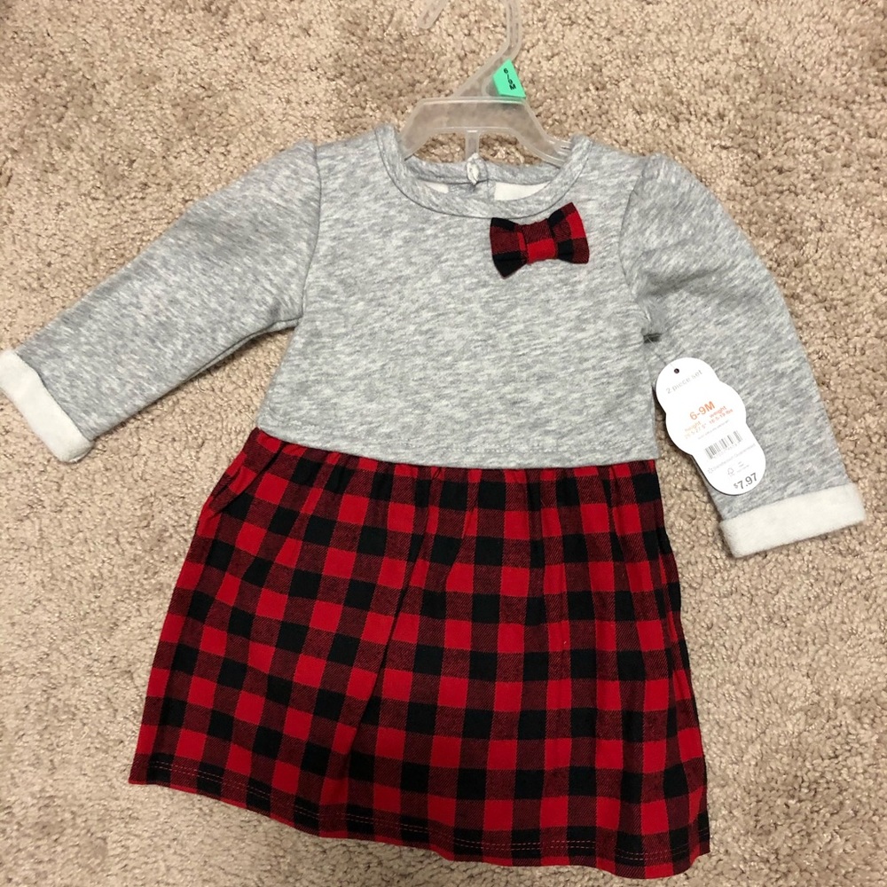 6-9 month old baby girl Christmas Dress.